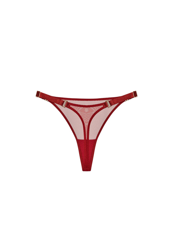 Signature Mesh Thong